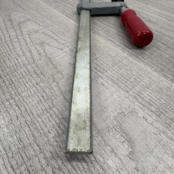 Vintage German Made Sliding Bar Clamp Red Wood Handle Made in Germany Tool - Picture 5 of 13